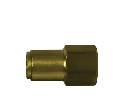 1/4in Tube to 1/4in Female Pipe Brass Push Connector