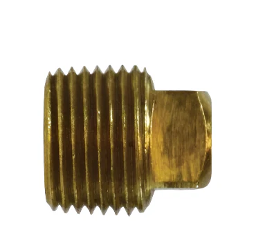 1/4in Brass Square Head Plug