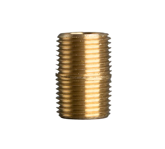 1/8in Pipe Brass Close Nipple
