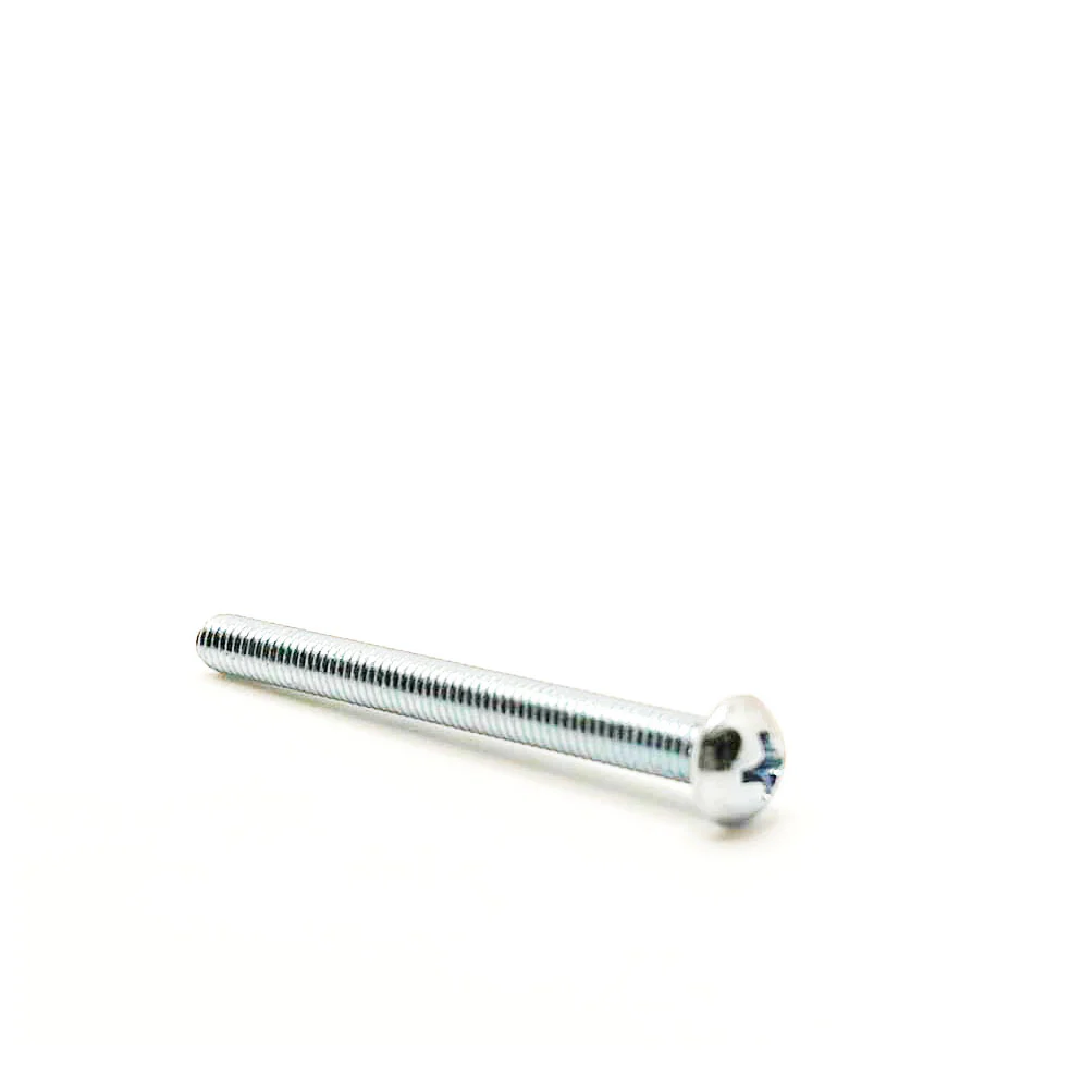 #10-32 x 2in UNF Phillips Round Machine Screw Zinc