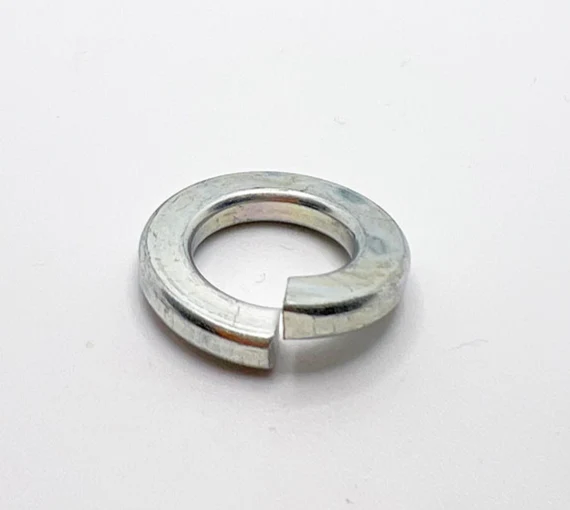 #10 Regular Low Carbon Split Lock Washer Zinc Plated