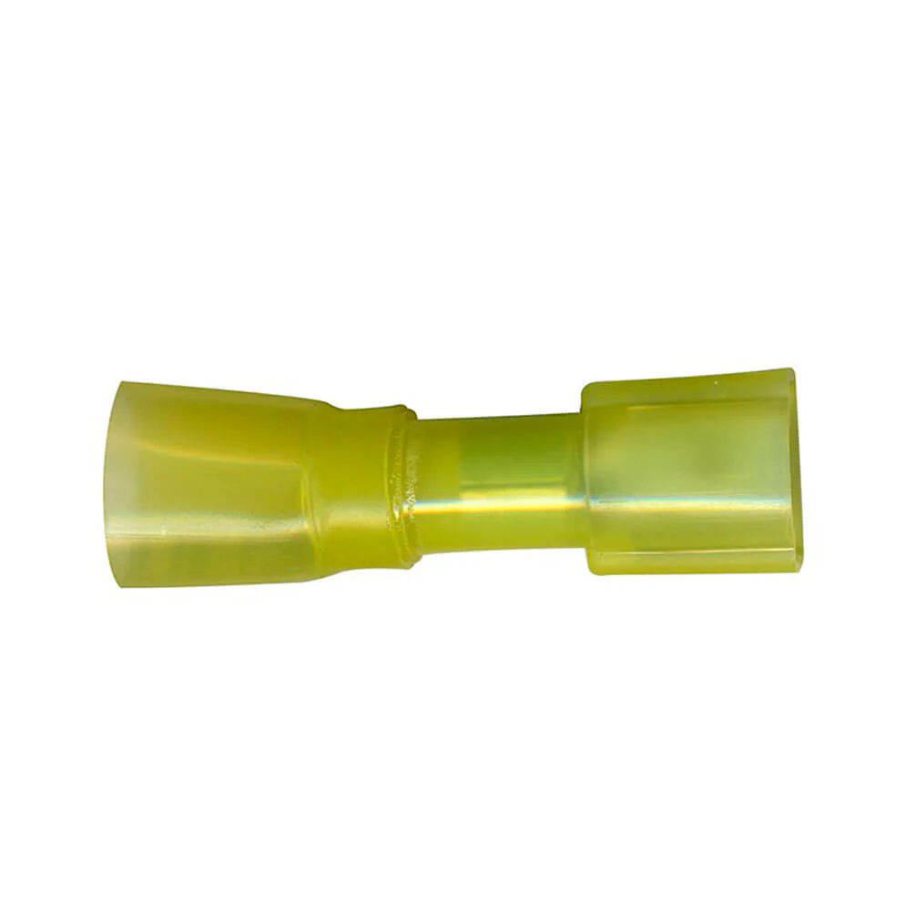 12-10 AWG Male Disconnect Yellow Insulated Heat Shrink