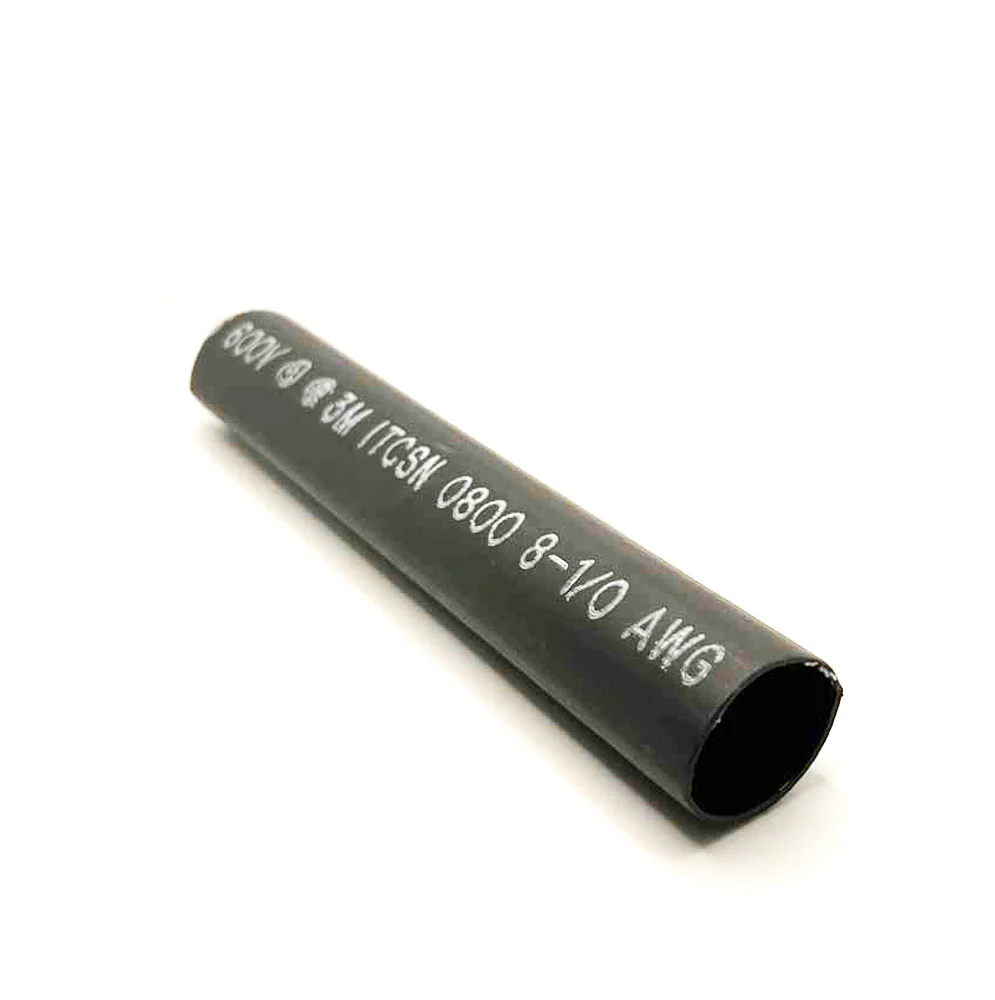 3/4 x 6in Black Heat Shrink Tubing