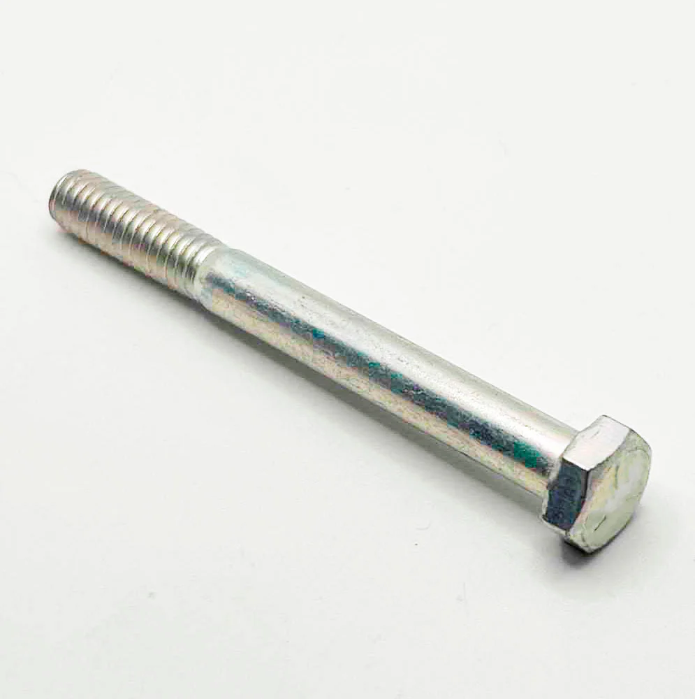5/16-18 x 3 1/2in UNC Grade 5 Hex Cap Screw Clear Zinc