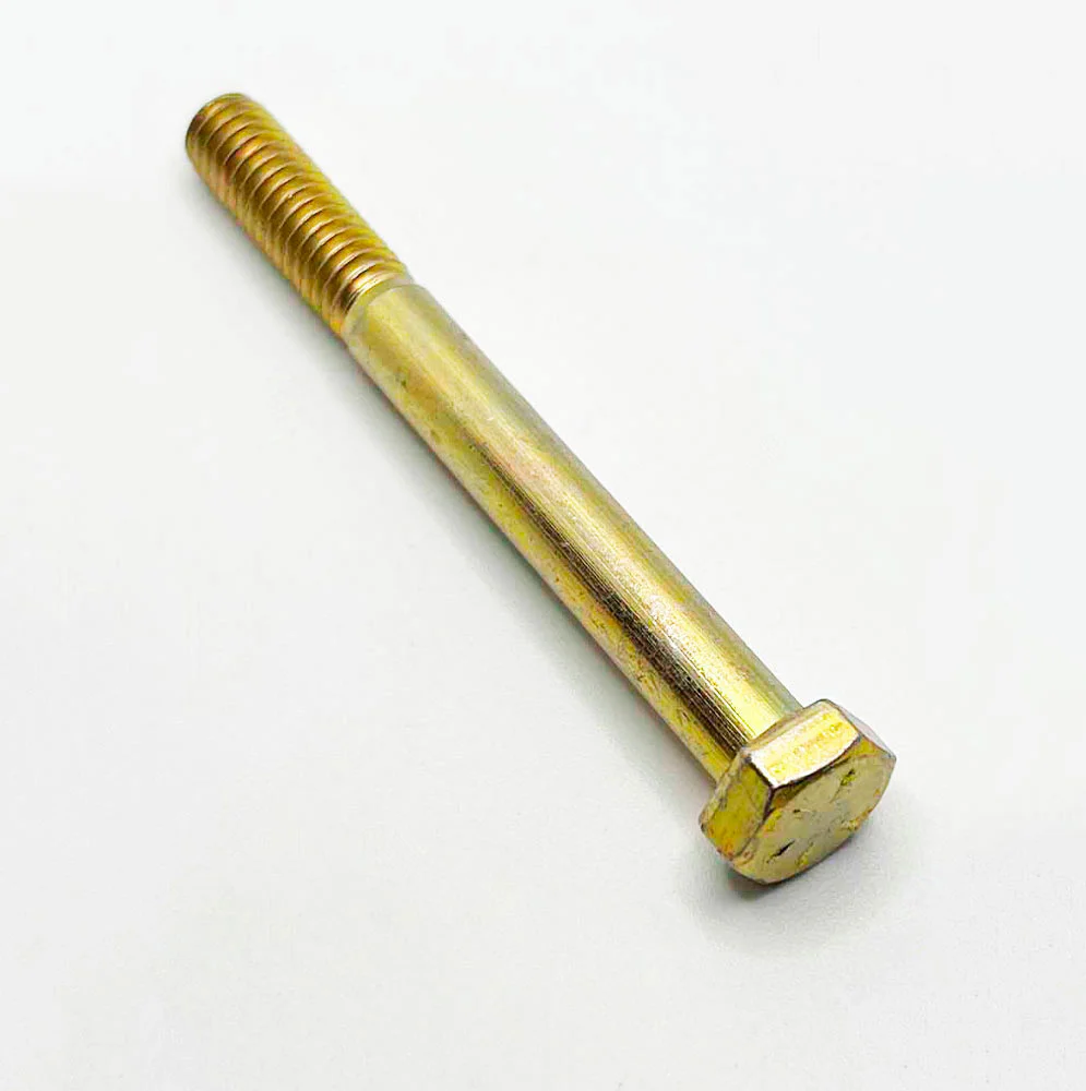 5/16-18 x 3-1/4in UNC Grade 8 Hex Cap Screw Yellow Zinc