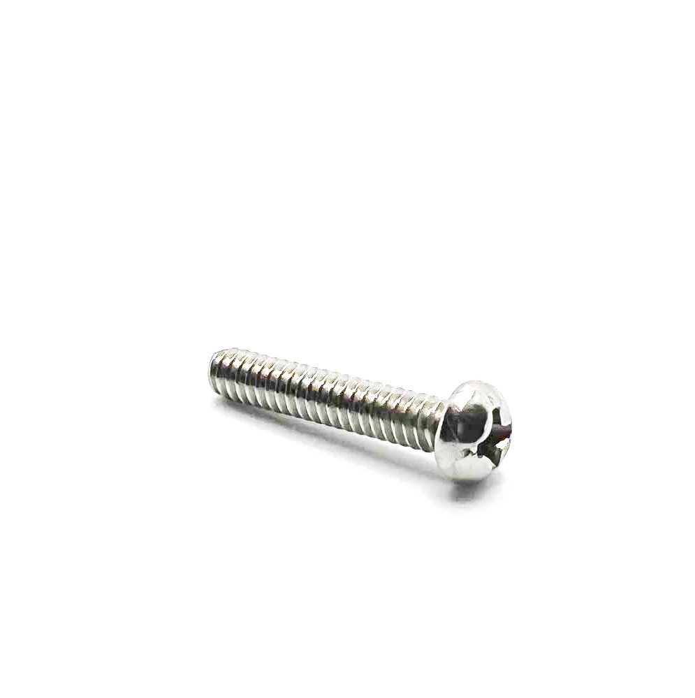 #6-32 x 3/4in UNC Stainless Steel Phillips Round Machine Screw