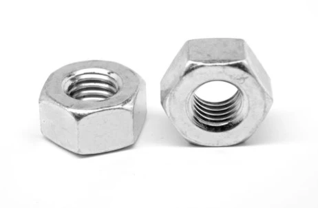 7/8-9in UNC Grade A194 Hex Heavy Nut Clear Zinc
