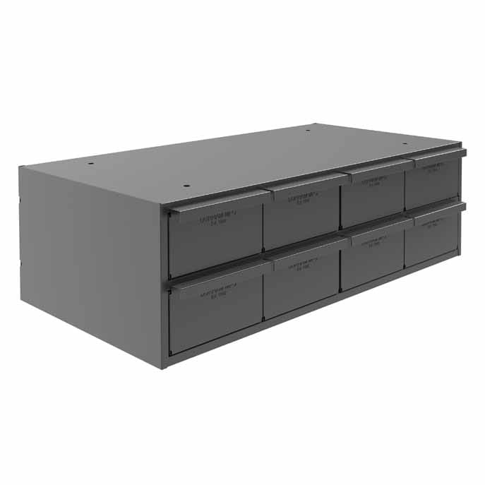 Cabinet with 8 Drawers 11-5/8in Deep