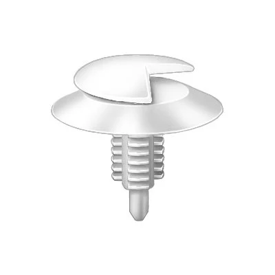 5/16 x 11/16in Door Trim X-Mas Tree Push Retainer White Nylon