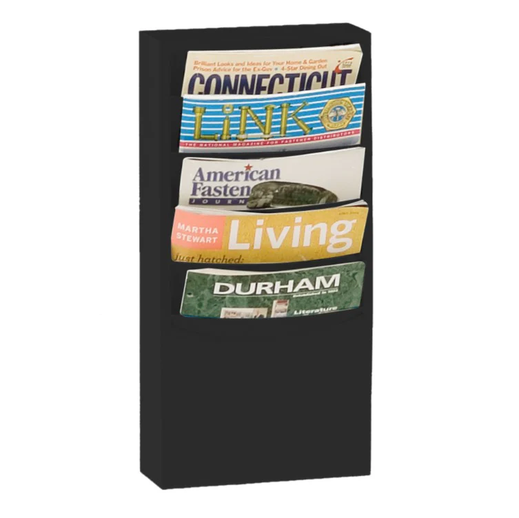 Lit Rack with 5 Pockets