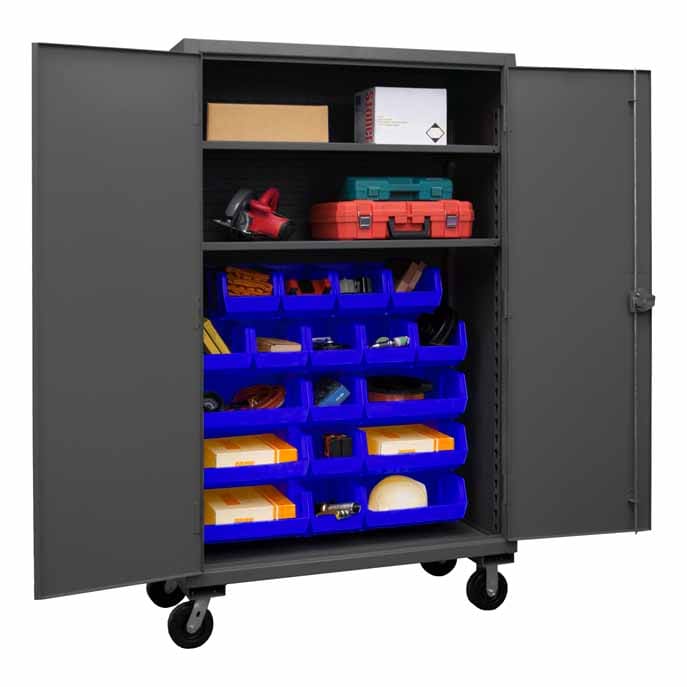 Mobile Cabinet with 2 Shelves