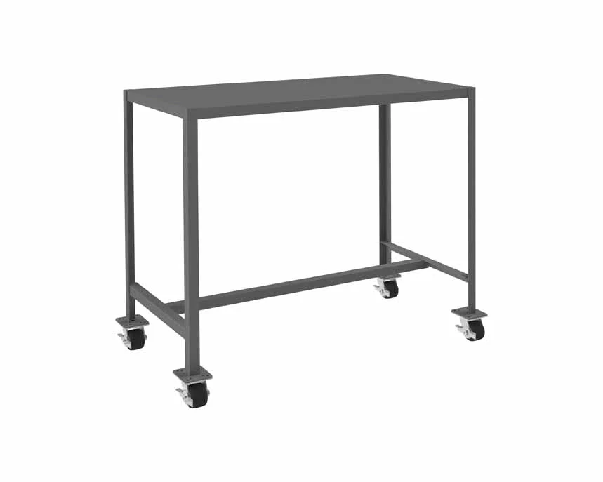 24in x 48in Mobile Machine Table Workbench with 1 Shelf