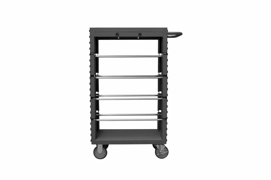 Mobile Wire Spool Cart with 8 Rods
