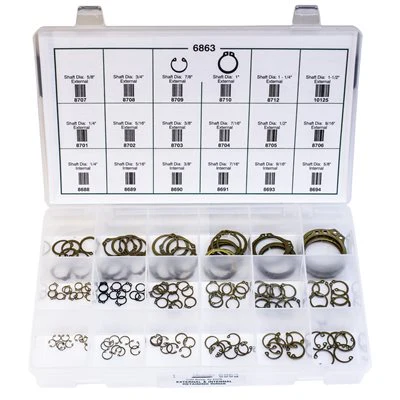 151 Piece External & Internal Retaining Ring Assortment