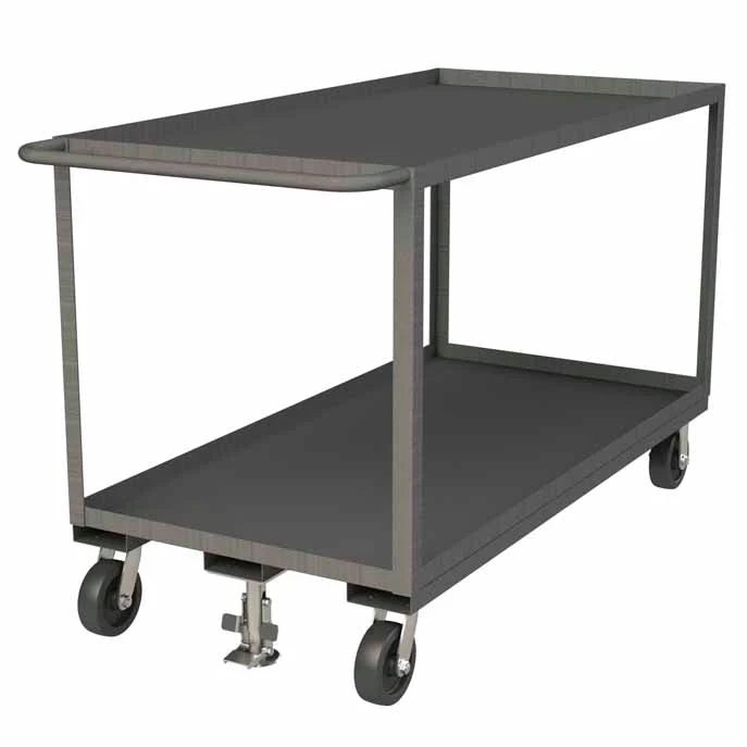 30in x 60in Stock Cart with 2 Shelves
