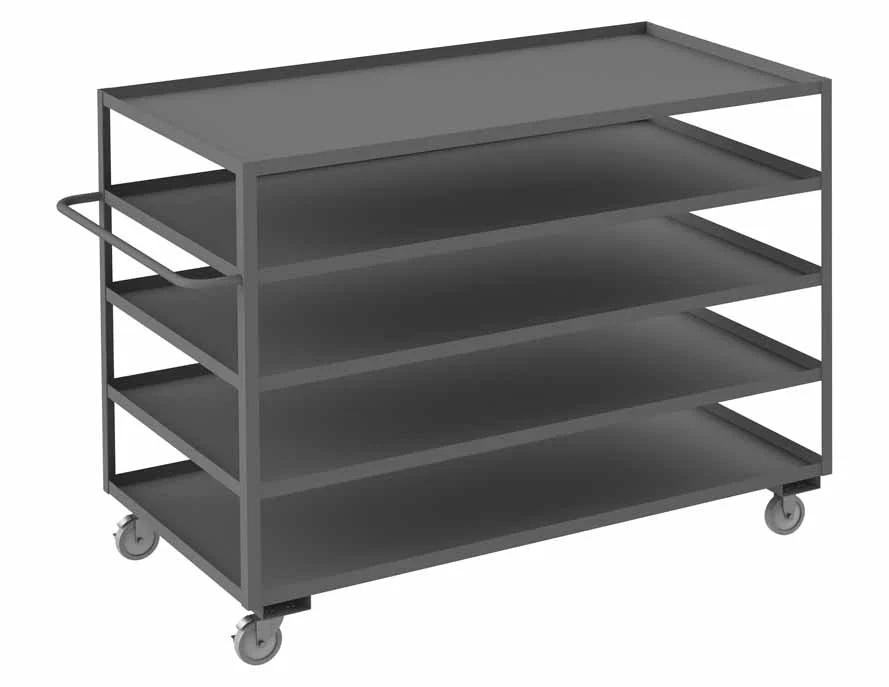 36in x 72in Stock Cart with 5 Shelves