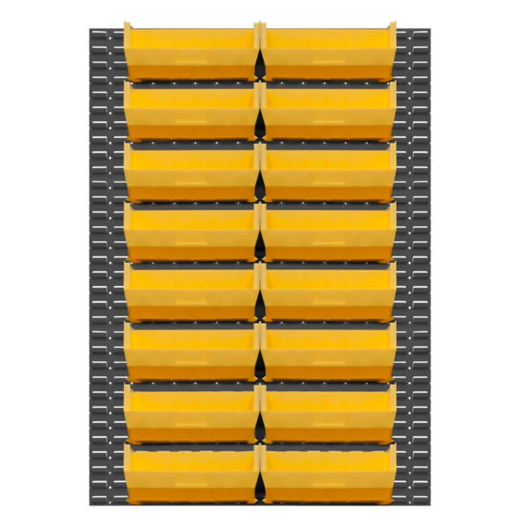 Wall Mountable Louvered Panel Rack