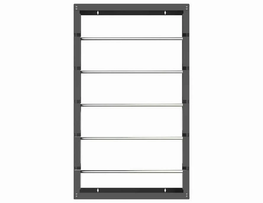 Wall Mountable Wire Spool Rack with 5 Rods