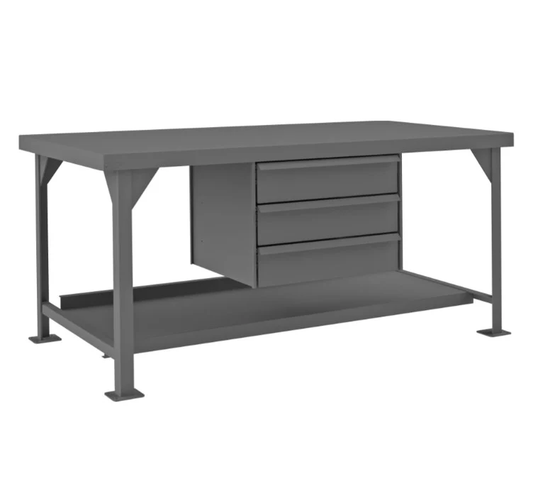 72in x 36in Workbench with 3 Drawers