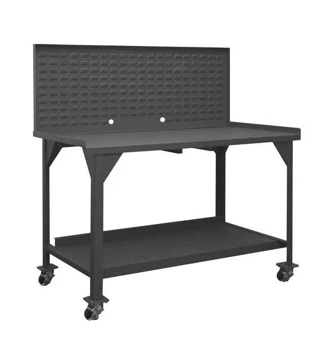 60in x 30in Workbench with a Louvered Panel